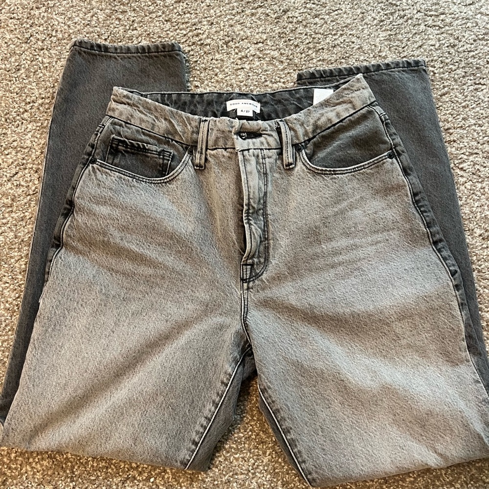 Good American two toned jeans